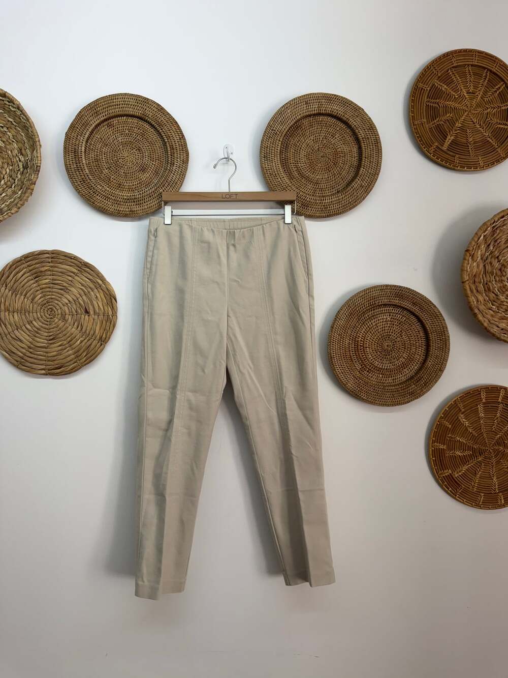 NEW J. Jill Cotton Stretch Ankle Pants 10